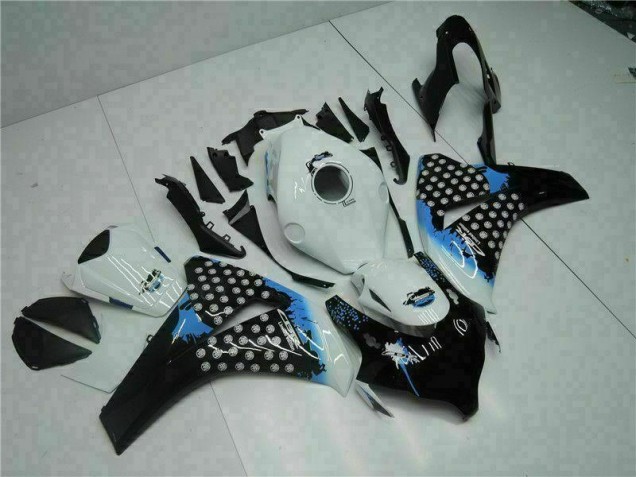 Inyección Kit Carenado CBR 1000 RR 08-11 - Blanco Negro Inyección Kit Carenado CBR 1000 RR 08-11 - Blanco Negro