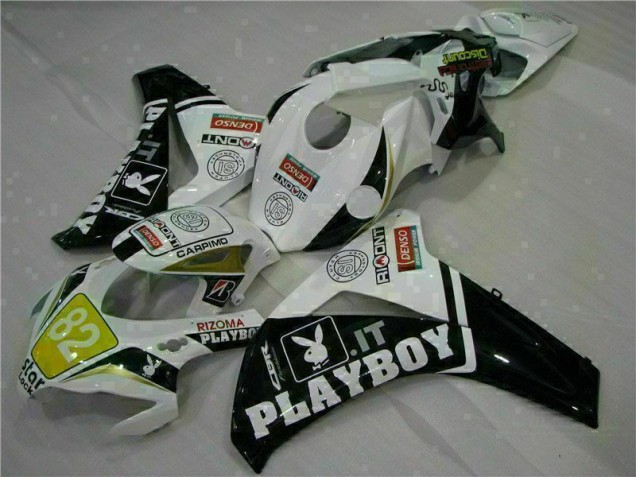 Kit ABS Carenado CBR 1000 RR 08-11 - Blanco Negro Playboy Kit ABS Carenado CBR 1000 RR 08-11 - Blanco Negro Playboy
