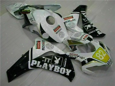 Kit ABS Carenado CBR 1000 RR 08-11 - Blanco Negro Playboy