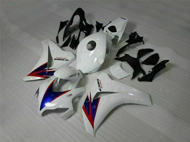 Kit Carenado ABS Completo CBR 1000 RR 08-11 - Blanco Azul Rojo Kit Carenado ABS Completo CBR 1000 RR 08-11 - Blanco Azul Rojo