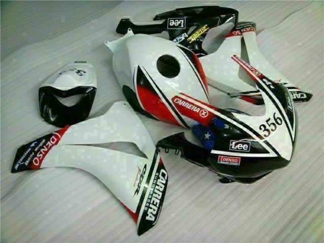 Kit Carenado Inyección CBR 1000 RR 08-11 - Blanco Negro Kit Carenado Inyección CBR 1000 RR 08-11 - Blanco Negro