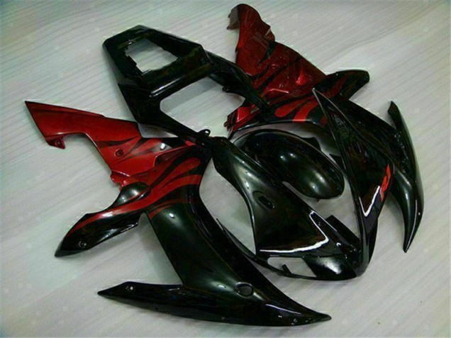 Kit Carenado R1 02-03 - Negro Rojo Kit Carenado R1 02-03 - Negro Rojo
