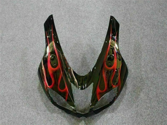 Kit Carenado ZX6R 07-08 - Negro Rojo Llama Kit Carenado ZX6R 07-08 - Negro Rojo Llama