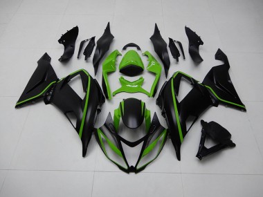 Kit Carenado ZX6R 13-18 - Negro Verde