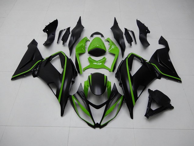 Kit Carenado ZX6R 13-18 - Negro Verde