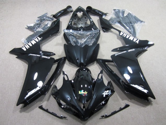 Kit Completo Carenado R1 07-08 - Negro Blanco Calcomanía Kit Completo Carenado R1 07-08 - Negro Blanco Calcomanía