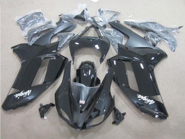 Kit Completo Carenado ZX6R 07-08 - Negro Blanco