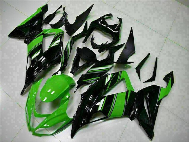 Kit Completo Carenado ZX6R 13-18 - Negro Verde