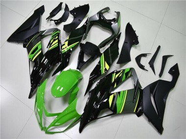 Kits Carenado ZX6R 13-18 - Verde Negro