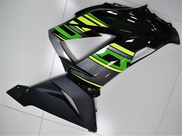Kits Carenado ZX6R 13-18 - Verde Negro