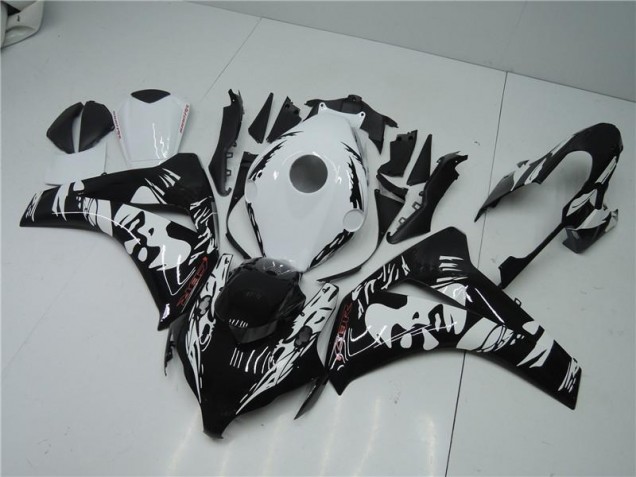 Kits Completo Carenado ABS CBR 1000 RR 08-11 - Negro Blanco Kits Completo Carenado ABS CBR 1000 RR 08-11 - Negro Blanco