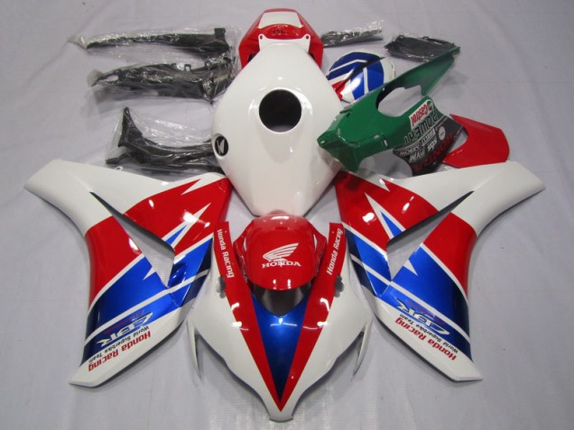 Kits Completo Carenado ABS CBR 1000 RR 08-11 - Rojo Blanco Azul Kits Completo Carenado ABS CBR 1000 RR 08-11 - Rojo Blanco Azul