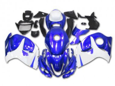 Kits Completo Carenado ABS GSXR 1300 Hayabusa 08-19 - Azul Blanco