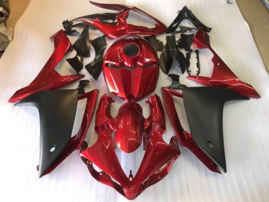 Kits Completo Carenado ABS R1 07-08 - Negro Mate Rojo