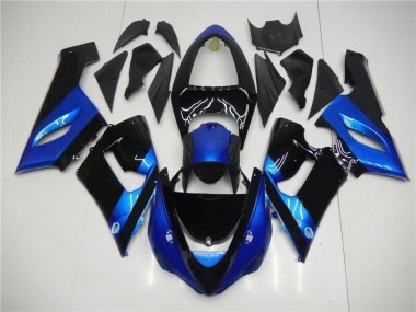 Kits Completo Carenado ABS ZX6R 05-06 - Azul Negro