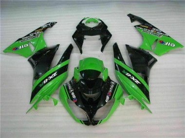 Kits Completo Carenado ZX6R 09-12 - Negro Verde