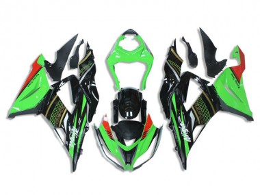 Kits Completo Carenado ZX6R 13-18 - Verde Negro