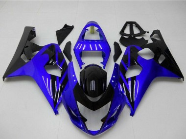 Carenados Moto Suzuki GSXR 600/750 2004-2005 - Azul Negro Brillante Fabricantes