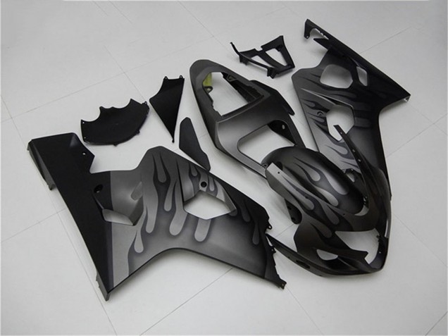 Carenados Moto Suzuki GSXR 600/750 2004-2005 - Gris Negro Llama Fabricantes