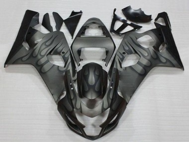 Carenados Moto Suzuki GSXR 600/750 2004-2005 - Gris Negro Llama Fabricantes