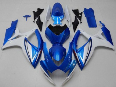 Carenados Moto Suzuki GSXR 600/750 2006-2007 - Blanco Azul Fabricantes