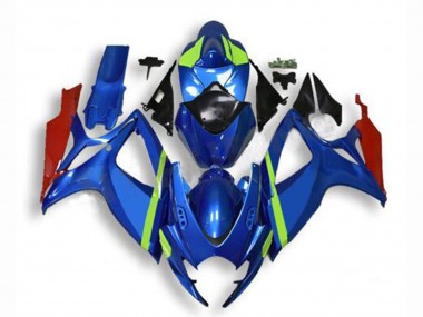 Carenados Moto Suzuki GSXR 600/750 2006-2007 - Azul Verde Rojo Fabricantes