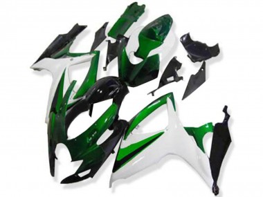 Carenados Moto Suzuki GSXR 600/750 2006-2007 - Blanco Verde Negro Brillante Fabricantes
