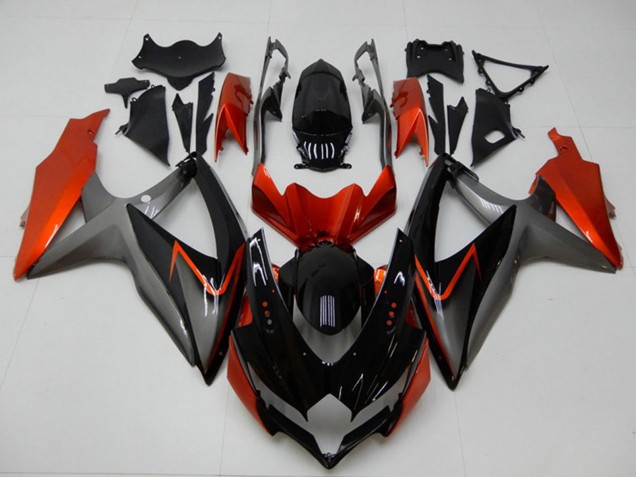 Carenados Moto Suzuki GSXR 600/750 2008-2010 - Naranja Gris Negro Brillante Fabricantes