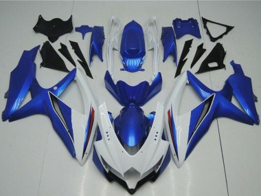 Carenados Moto Suzuki GSXR 600/750 2008-2010 - Blanco Azul Fabricantes