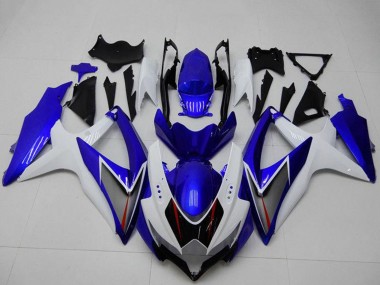 Carenados Moto Suzuki GSXR 600/750 2008-2010 - Blanco Azul Negro Rojo Línea Fabricantes