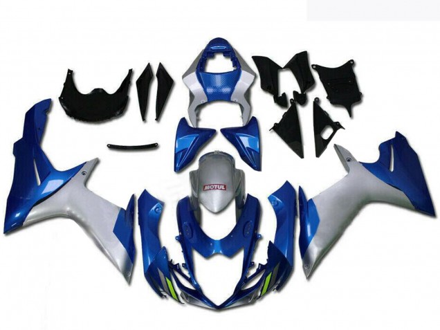 Carenados Moto Suzuki GSXR 600/750 2011-2024 - Plata Azul Fabricantes