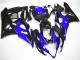 Kits Carenado Moto Suzuki GSXR 1000 2005-2006 - Azul Negro Fabricantes
