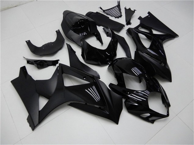 Carenados Moto Suzuki GSXR 1000 2007-2008 - Negro Brillante Negro Mate No Calcomanía Fabricantes