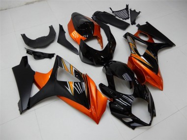 Carenado Moto Suzuki GSXR 1000 2007-2008 - Naranja Negro Fabricantes
