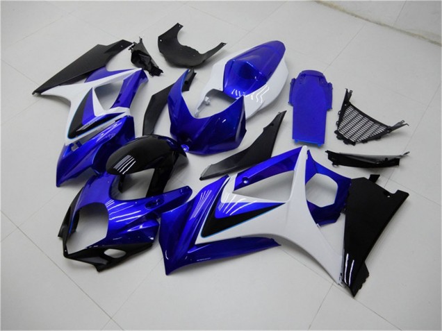 Carenados Moto Suzuki GSXR 1000 2007-2008 - Blanco Azul Negro No Calcomanía Fabricantes