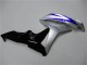 Carenados Moto Honda CBR600RR 2007-2008 - Plata Azul Negro Brillante OEM Estilo Fabricantes