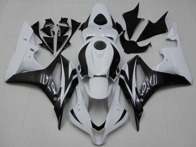 Carenado Moto Honda CBR600RR 2007-2008 - Blanco Negro Brillante Fabricantes