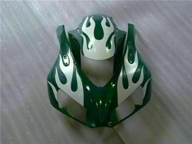 Carenados Moto Honda CBR1000RR 2006-2007 - Blanco Verde Llama Fabricantes