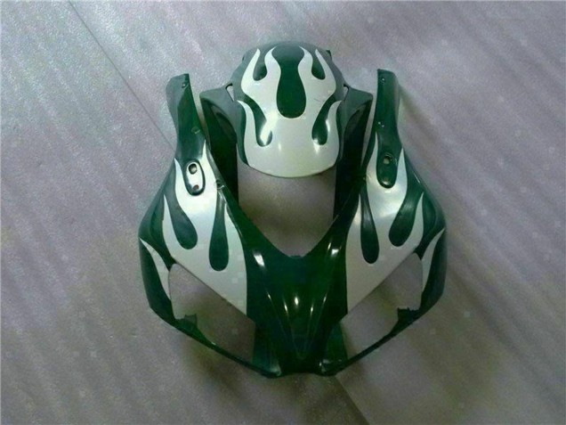 Carenados Moto Honda CBR1000RR 2006-2007 - Blanco Verde Llama Fabricantes