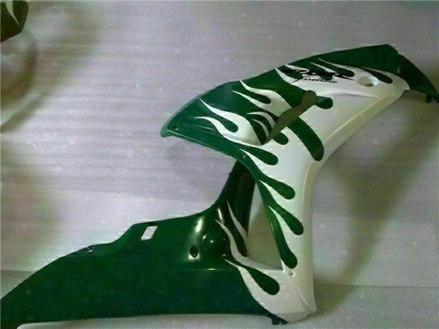 Carenados Moto Honda CBR1000RR 2006-2007 - Blanco Verde Llama Fabricantes