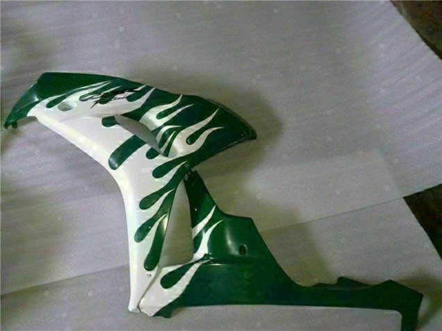 Carenados Moto Honda CBR1000RR 2006-2007 - Blanco Verde Llama Fabricantes