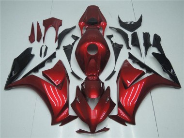 Carenado Moto Honda CBR1000RR 2012-2016 - Rojo Negro Fabricantes
