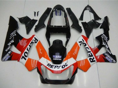 Carenados Moto Honda CBR900RR 929RR 2000-2001 - Naranja Blanco Rojo Negro Brillante Repsol Fabricantes