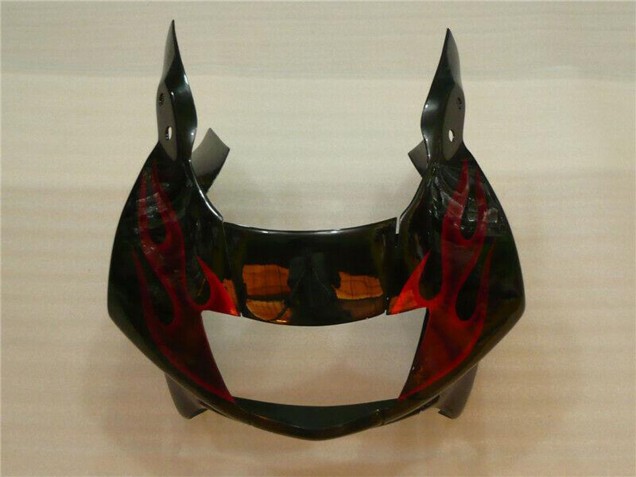 Carenados Moto Honda CBR600 F3 1995-1996 - Negro Brillante Rojo Llama Fabricantes