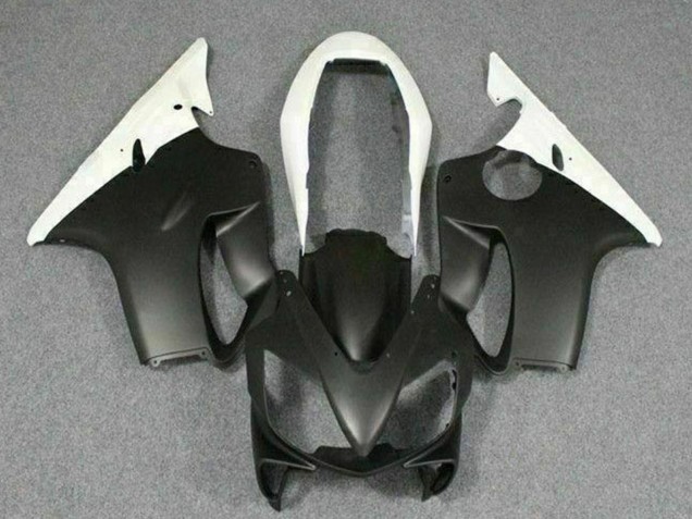 Carenados Moto Honda CBR600 F4i 2004-2007 - Blanco Negro Mate Fabricantes