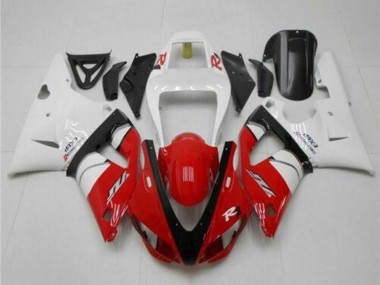 Carenados Moto Yamaha YZF R1 1998-1999 - Blanco Rojo Negro Fabricantes