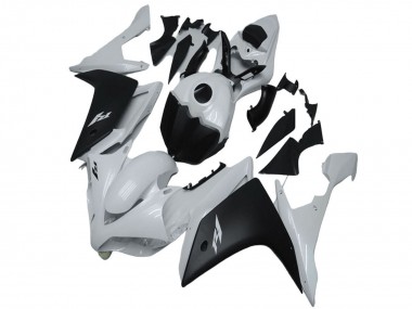 Carenado Moto Yamaha YZF R1 2007-2008 - Blanco Negro Mate Fabricantes