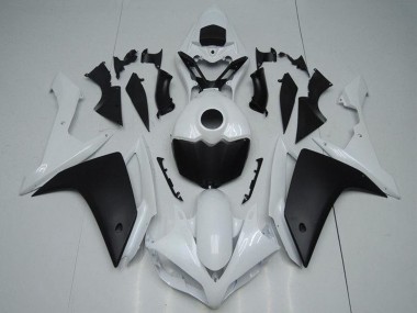 Carenado Moto Yamaha YZF R1 2007-2008 - Blanco Negro Mate Fabricantes