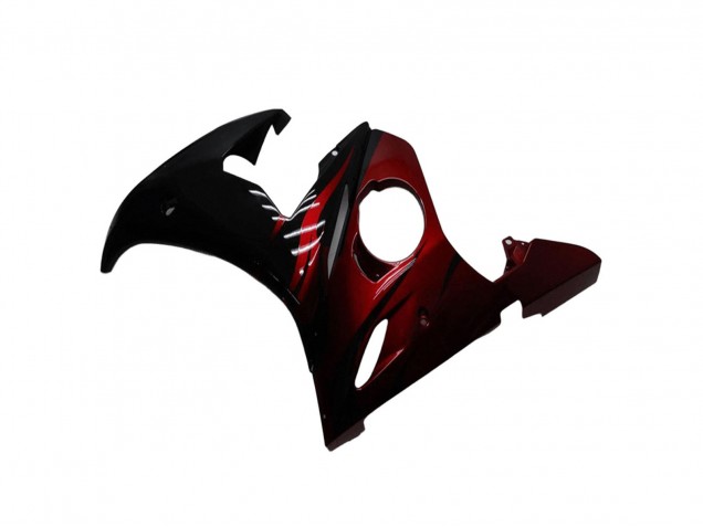 Kits Carenado Moto Yamaha YZF R6 2003-2004 - Negro Brillante Rojo Fabricantes