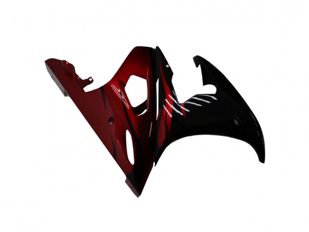 Kits Carenado Moto Yamaha YZF R6 2003-2004 - Negro Brillante Rojo Fabricantes